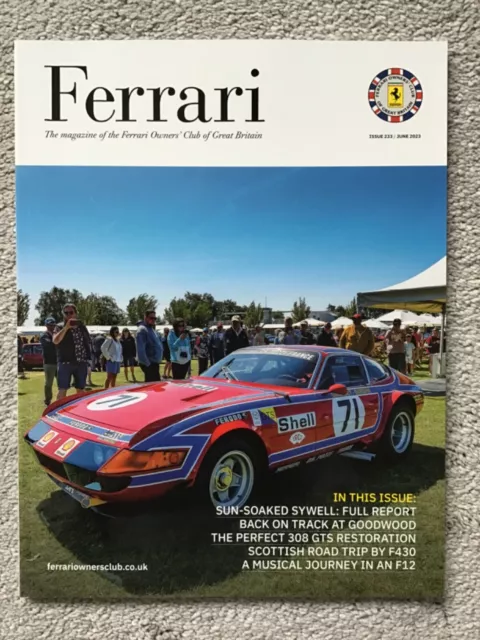 Ferrari Owners Club Magazine Issue 233 June 2023