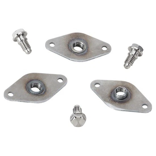 Bolt and Tab Kit for Wheel Covers, 1/4 Inch, Set/3