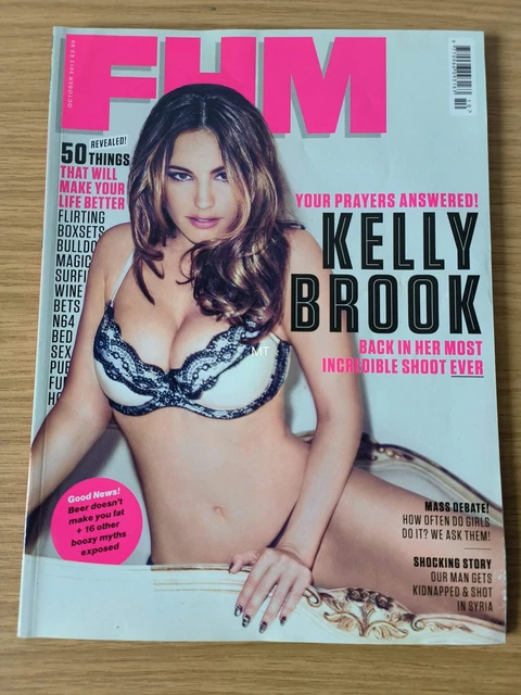 FHM MAGAZINE OCTOBER 2012 RARE (1089) Kelly Brook Millie