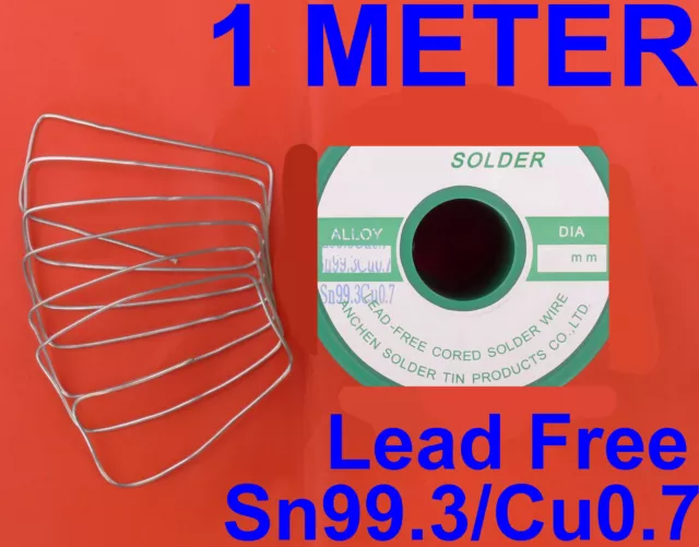 Lead Free Solder 0.8mm 1 Meter Rhos 99.3Sn/0.7Cu for Soldering Rework Station