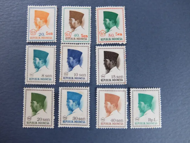 Indonesia Stamps 1966 President Sukarno