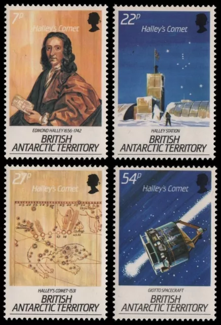 BAT / Brit. Antarktis 1986 - Mi-Nr. 132-135 ** - MNH - Halleyscher Komet