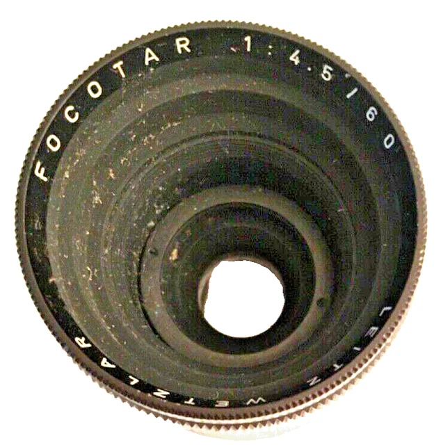 LENTE LEITZ WETZLAR Focotar 60 mm f/4,5 para fotografía con