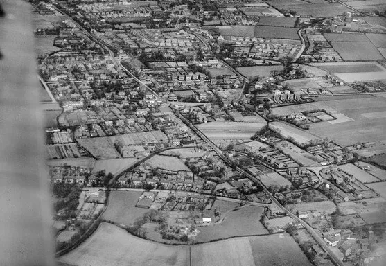 Liverpool Road and the town Formby England c1930 OLD PHOTO