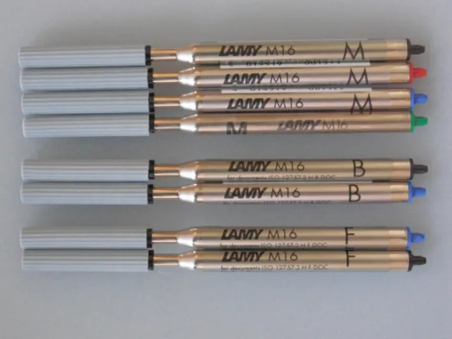 LAMY Kugelschreiber Minen M16 Varianten 4 Farben 3 Stärken Mengen Großraumminen