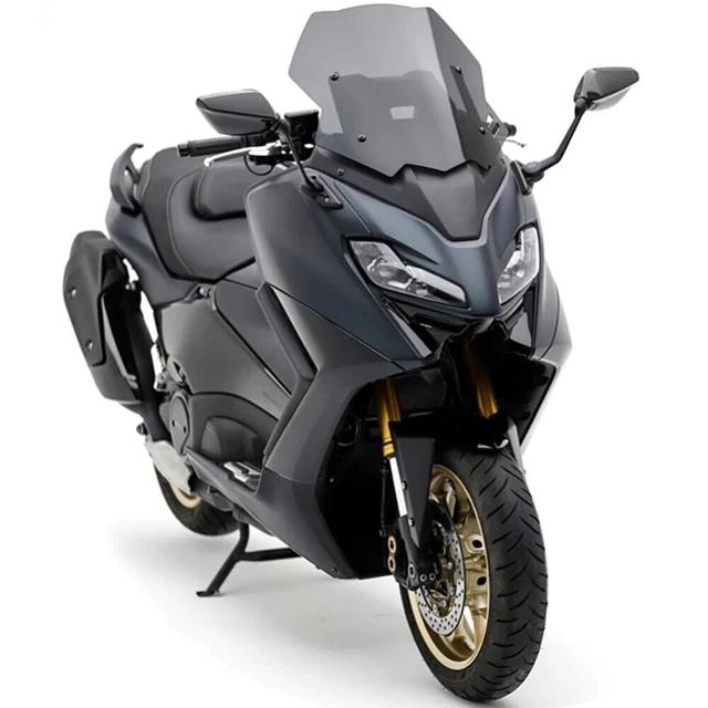 KIT ADESIVI TMAX CARENE POSTERIORI IN RILIEVO 500 530 560 SCRITTE Carbon Look - Foto 11