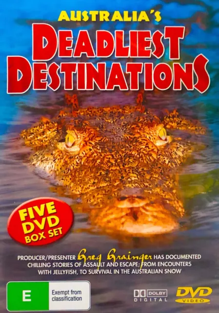61 New Sealed Australia's Deadliest Destinations DVD R0 Rare