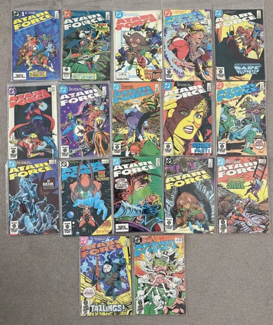 Atari Force #1-17 DC Comics 1984-85 lot of 17