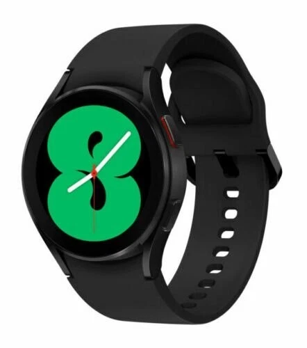 Samsung Galaxy Watch4 SM-R860 40mm Aluminum Case with Sport Band-Black-NEW SEAL