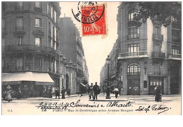 75007 . n° 48211 . rue st dominique .  paris .