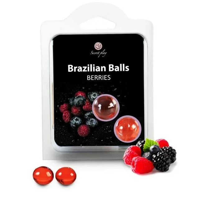 2 palline brasiliane bacche orgasmiche preliminari lubrificante eccitanti