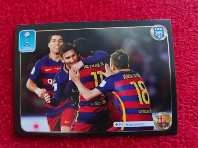 Panini FIFA 365 2017 FC Barcelona Sticker 645 Club World Cup Lionel Messi Neymar