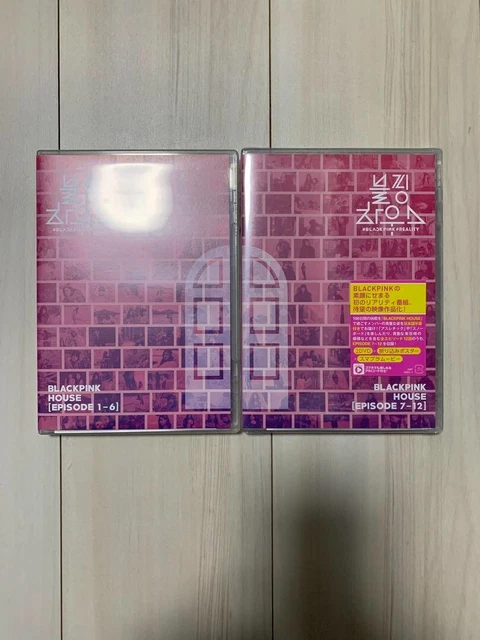 BLACKPINK HOUSE EPISODE 1-12 DVD 2 set BLINK KPOP MUSIC