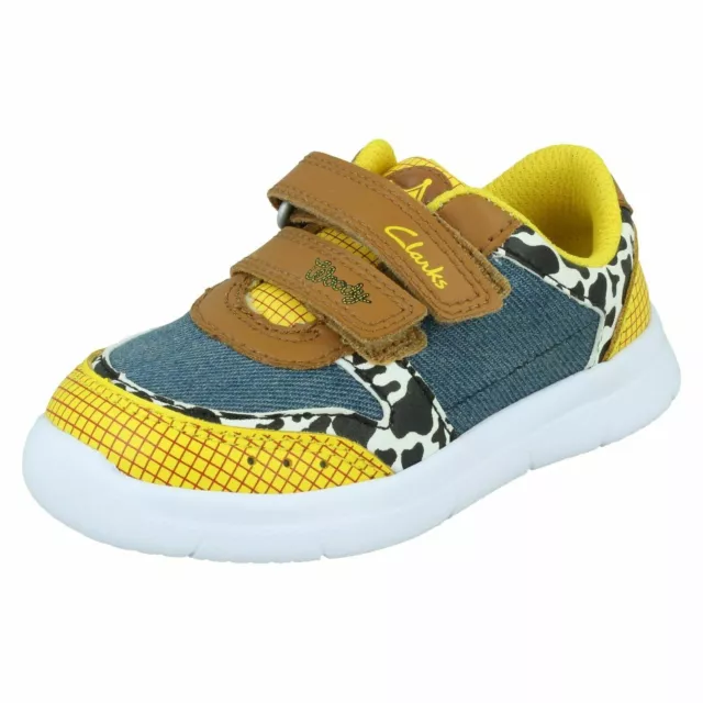 Per Bambini Clarks Gancio & Ciclo Scarpe Sportive Casual - Ath Howdy 2