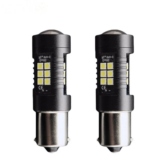 Yifengshun 1156 LED Backup Light Bulbs – 3000 Lumens, Canbus Error-Free, 2PCS White