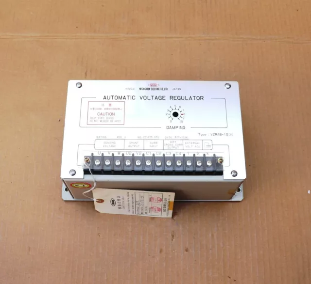 Nsdk Nishishiba Electric Avr Vzrab-1Sp Automatic Voltage Regulator