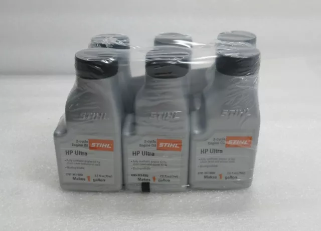 Stihl 2 Cycle Hp Ultra Synthetic Engine Oil Mix 2.6 Oz 1 Gallon 6 Pack