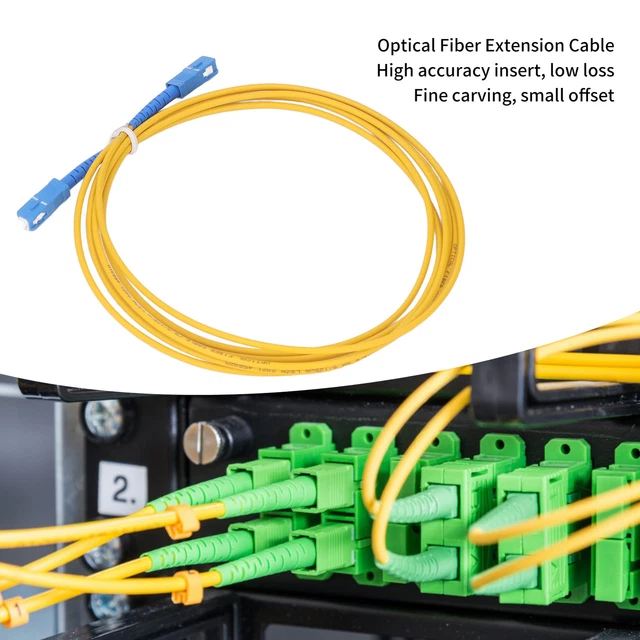 OPTICAL FIBER CABLE Fiber Optic Extension Cable Low Loss LSZH Sheath