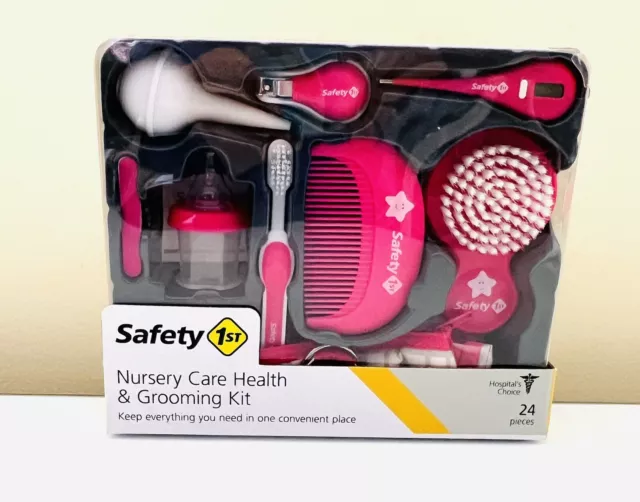 Safety 1st Nursery Care Health & Grooming Kit 24 Pieces NEW w/box damage