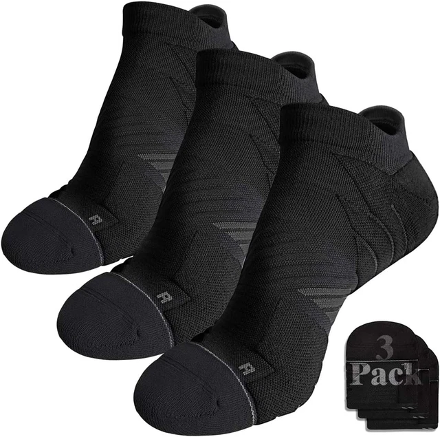 Hylaea No Show Running Athletic Anti-Blister Wicking Coolmax Socks, Seamless Ant