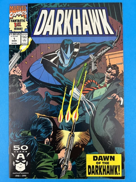 DARKHAWK #1 1991 Marvel Comics/ Mike Manley 1st full appearance Darkhawk - NM