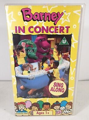 BARNEY IN CONCERT Vhs Video Tape Live in 1991 at Majestic Theater ...