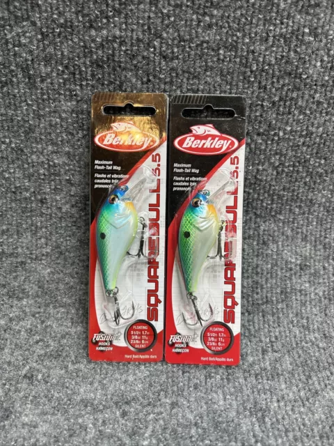 2 señuelos de pesca dura Berkley Crankbait, dinero grande, 2 3/8 pulgadas - 3/8 oz