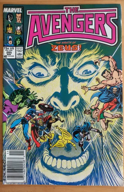 The AVENGERS #285 (1987 MARVEL Comics) ~ GD Comic Book