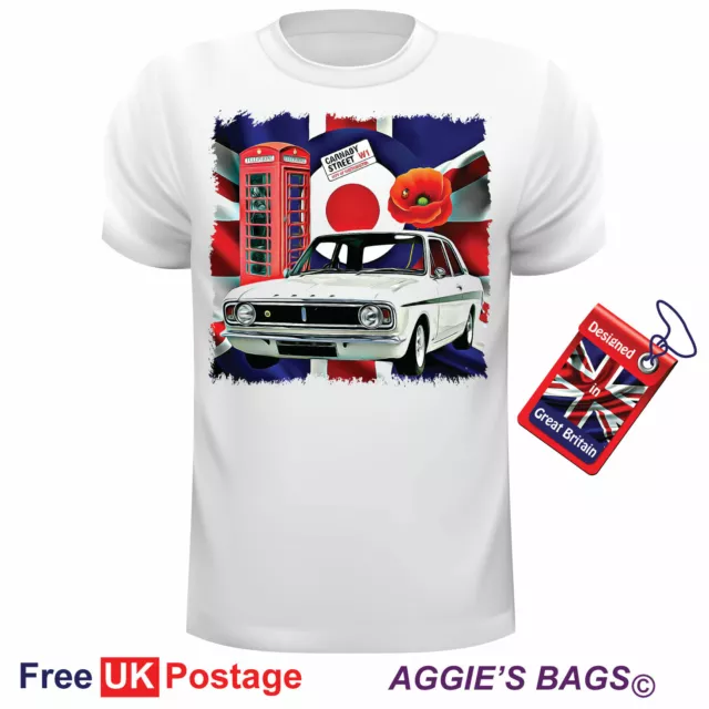 Car Art Design Classic MK2 Cortina T Shirt Can Be Personalised Unofficial