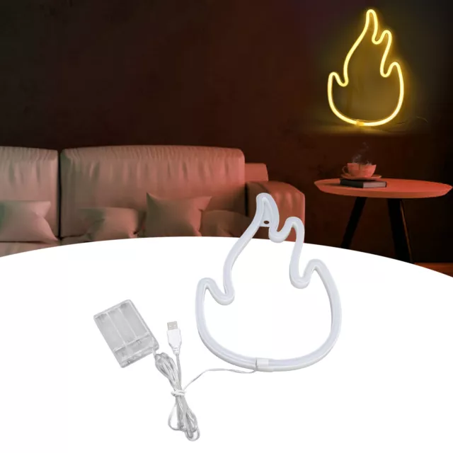 (Warm White) Sign Dual Power Sign Dual Power Supply Light For Wall Decor