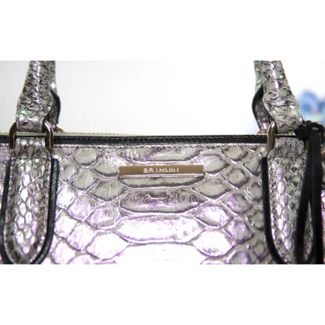 Brahmin Mulberry Potion Iridescen Leather Cimorene Small Caroline Bag NWT 2