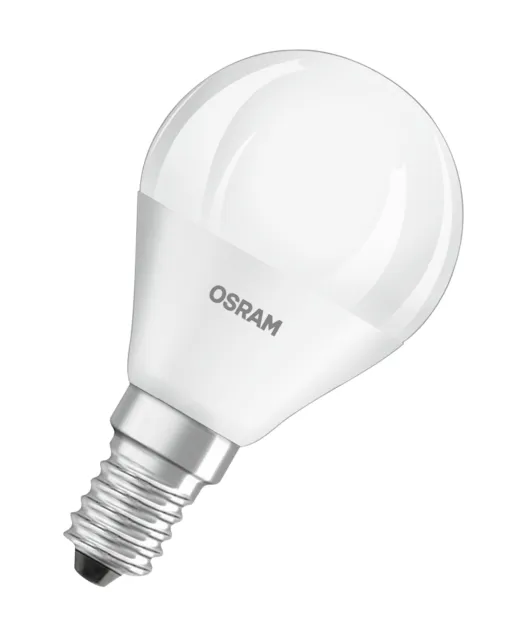 BELLALUX LED-Lampe, Sockel E14, Warmweiß (2700K), Matt, Tropfenform, Ersatz für