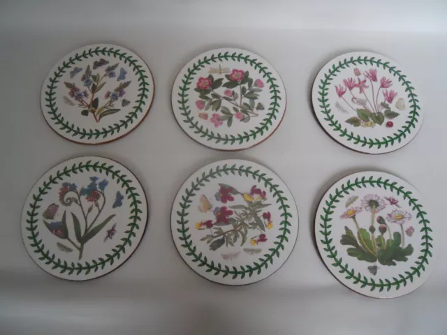 PORTMEIRION BOTANIC GARDEN  cup coaster mats