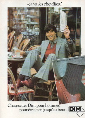 DIM chaussettes ORLON Publicité Advertising .. 