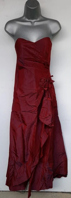 DEBENHAMS DEBUT RED BRIDESMAID FORMAL PROM EVENING Dresses 8 10