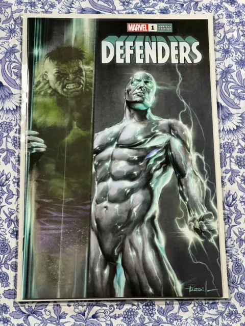 DEFENDERS #1 NM-MT Lucio Parrillo Trade Variant 1 of 3000 RARE CGC IT!