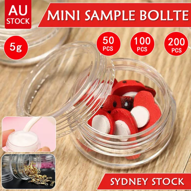 Mini Sample Bottle Cosmetic Makeup Jar Pot Face Cream Lip Balm Containe Nail Box