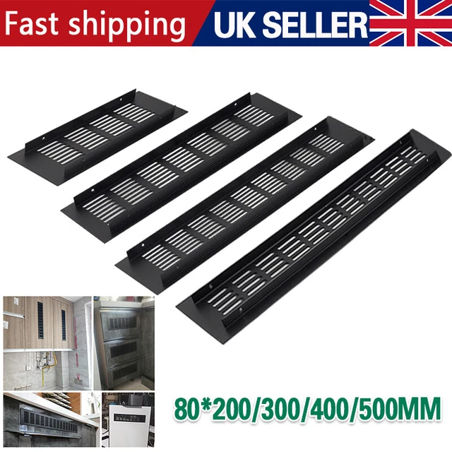 Rectangular Aluminium Alloy Air Vent Cover Louver Ventilation Ventilator Grille#