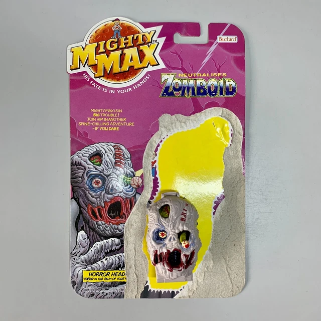 MIGHTY MAX HORROR Head Neutralises Zomboid Playset COMPLETO di cartone 1992 EUR 33,85 PicClick IT