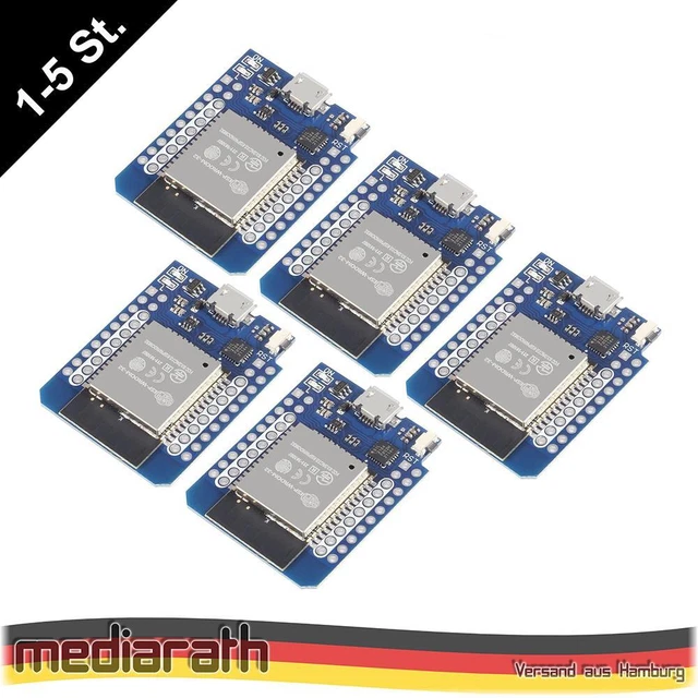 D1 MINI NODEMCU ESP32 WROOM WiFi IoT Dev Kit Carte Arduino Micro USB ...