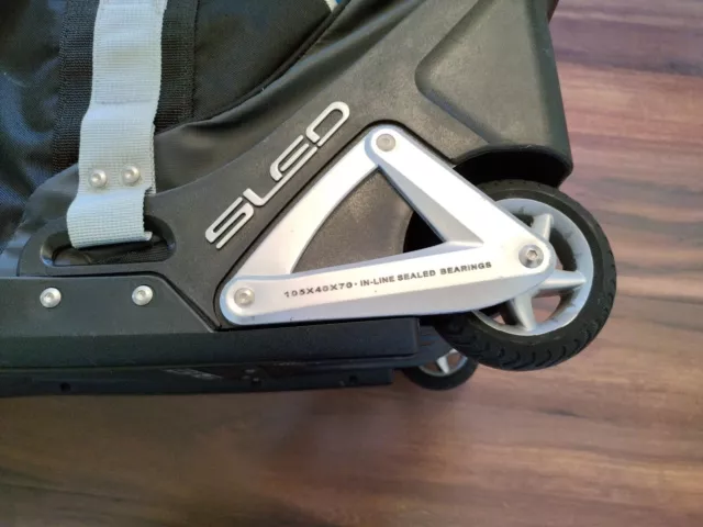 OGIO SLED MONSTER Foldable Golf Travel Bag, Padded, w/ Wheels, Blue ...