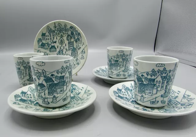 Nymolle Art Faience Hoyrup Made in Denmark Limited Edition 4006 Cup & Saucer Set