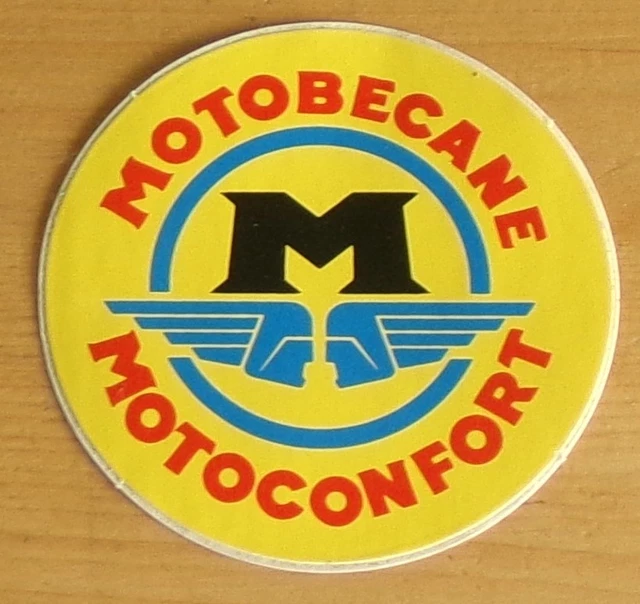 Autocollant Motobecane Motoconfort 1981 – Neuf D'origine, Très Rare, Collection Moto