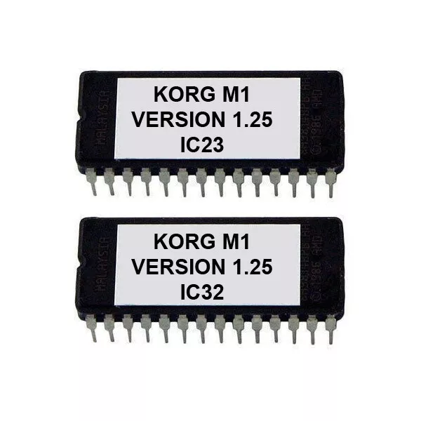 Korg M1 - Version 1.25 OS Firmware Upgrade Update Eprom ROM – Latest OS - M-1