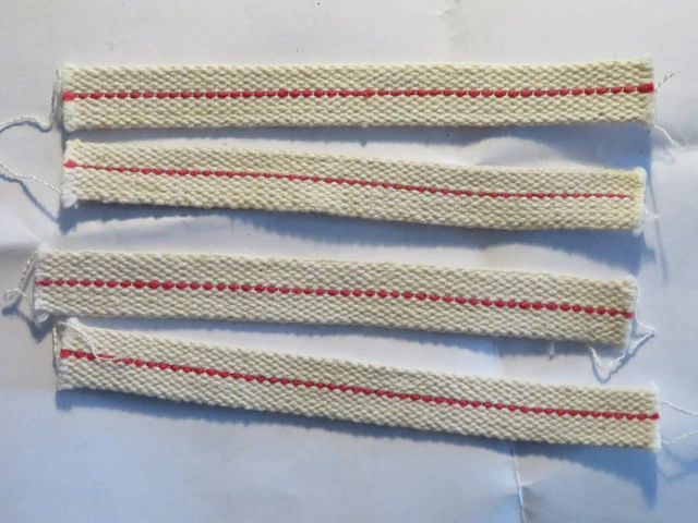 Mèche Plate En Coton Pour Lampe à Pétrole - 1 Cm X 1 M, Blanche, Pour éclairage Vintage Intérieur/extérieur