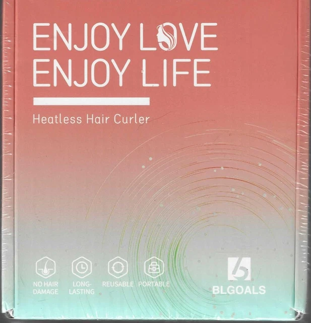 Rizador de cabello sin calor - conjunto de 6 - nuevo en caja