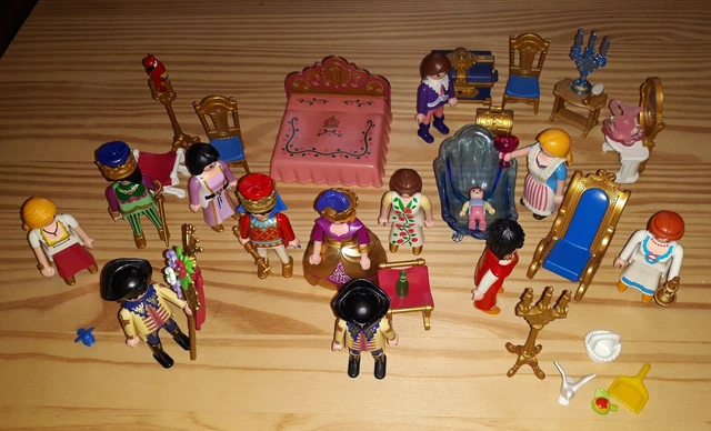 PLAYMOBIL MOYEN AGE Chateau Roi Reine Princesse Chambre Royale EUR 22,00 - PicClick FR