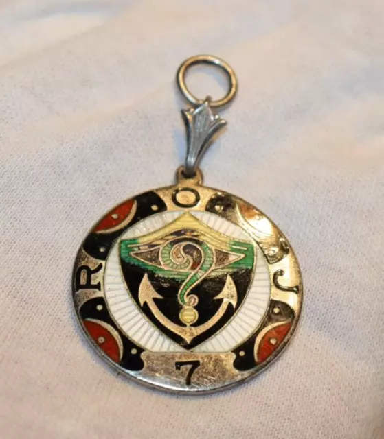 Royal Order Jesters 7 ROJ Nobles  Pendant  Silver