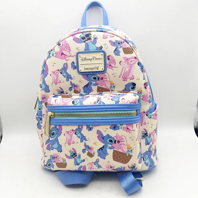 DISNEY PARKS STITCH & Angel Loungefly Mini Backpack 2024 Valentines