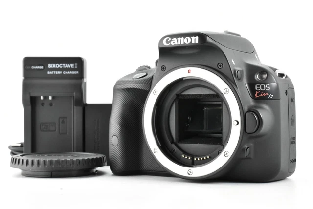 CANON EOS KISS X7 DSLR Camera +EF 28-80mm & 75-300mm Lens